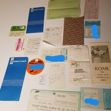 1983 Rome The Holy Year Celebration Brochure Travel Guide Plane Pan Am Italy God