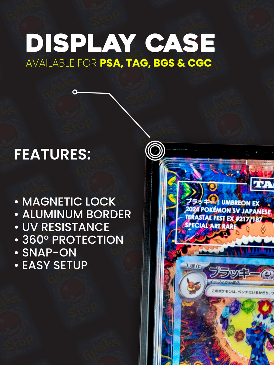 Zapdos ex 151 SIR PSA CGC Beckett | Extended Art Display Case for