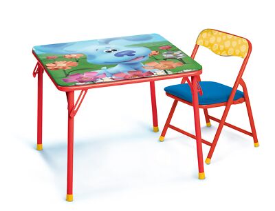 Folding Table Target Kids Table And Chair Set 3-Piece Folding