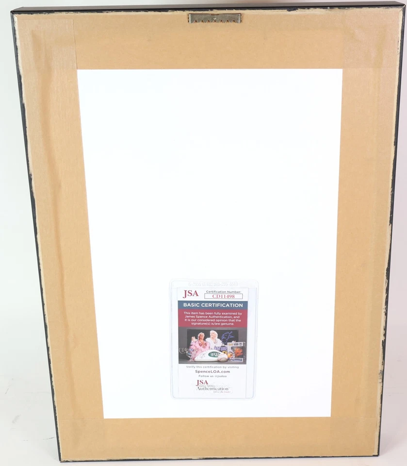 Terrell Davis Autographed Inscribed "HOF 17" Framed 8x10 Photo JSA COA - Image 3 of 3