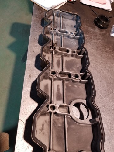 2004 Dodge Ram 5.9L 5.9 Cummins OEM USED Lower Valve Cover 3971214 - Picture 2 of 13