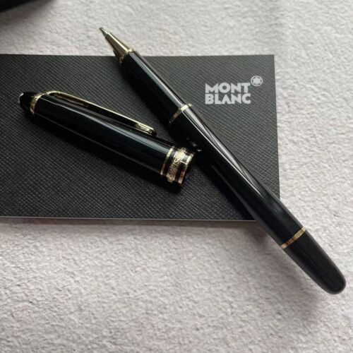 Montblanc Gold Classique Luxury Rollerball Pen 163 New With Refill - Picture 1 of 5