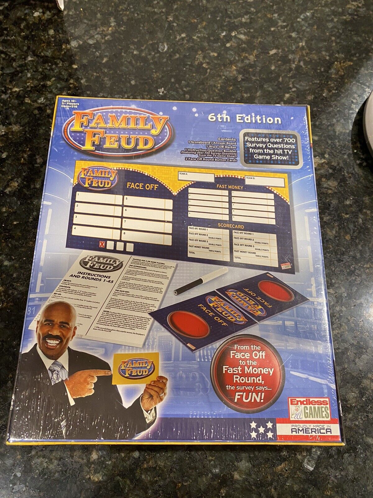 Family Feud Board Game Survey Says Steve Harvey APP STORE INTERACTIVE NIB