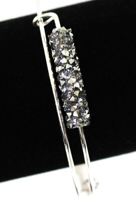 Alex and Ani Tinsel Town Fine Rocks Bracelet Silver-Tone