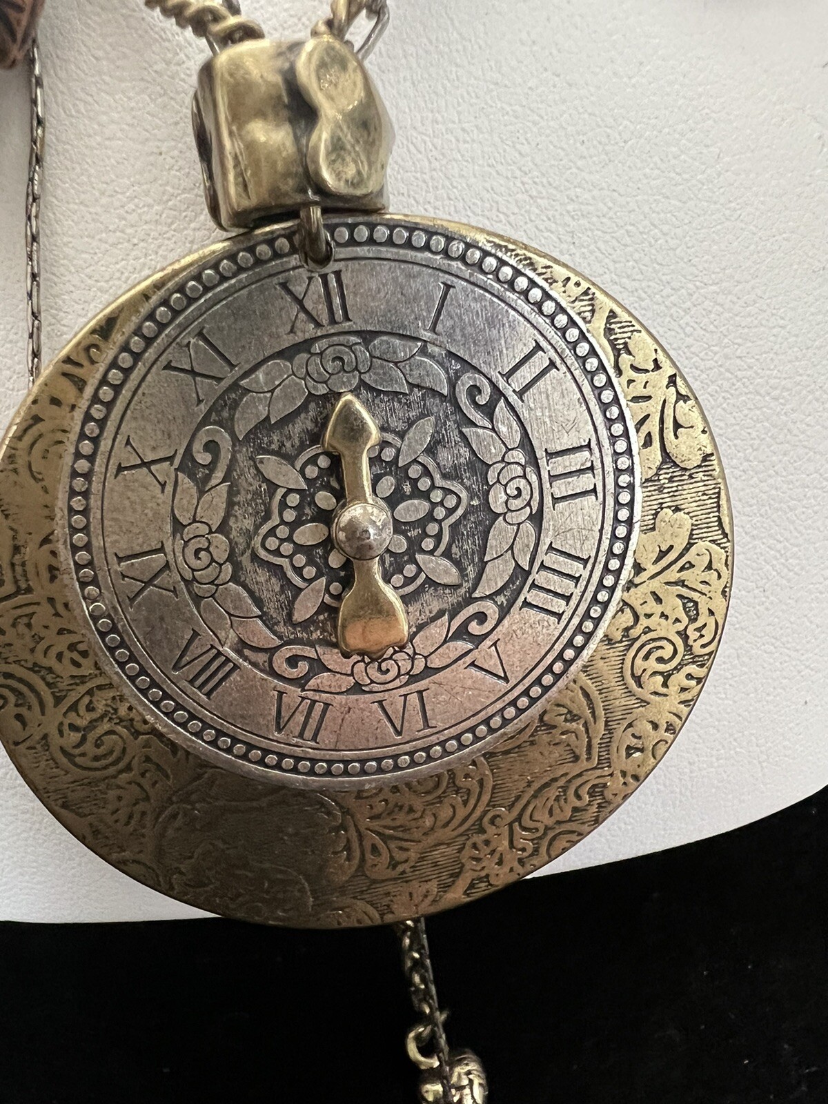 Bohm Necklace With Clock Design eBay