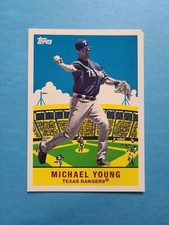 MICHAEL YOUNG 2007 TOPPS FLASHBACK FRIDAYS BASEBALL CARD # FF17 G3977