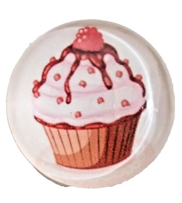 CUPCAKE 18mm/20mm GINGER SNAP BUTTON POPPER FOR INTERCHANGEABLE JEWELRY #4