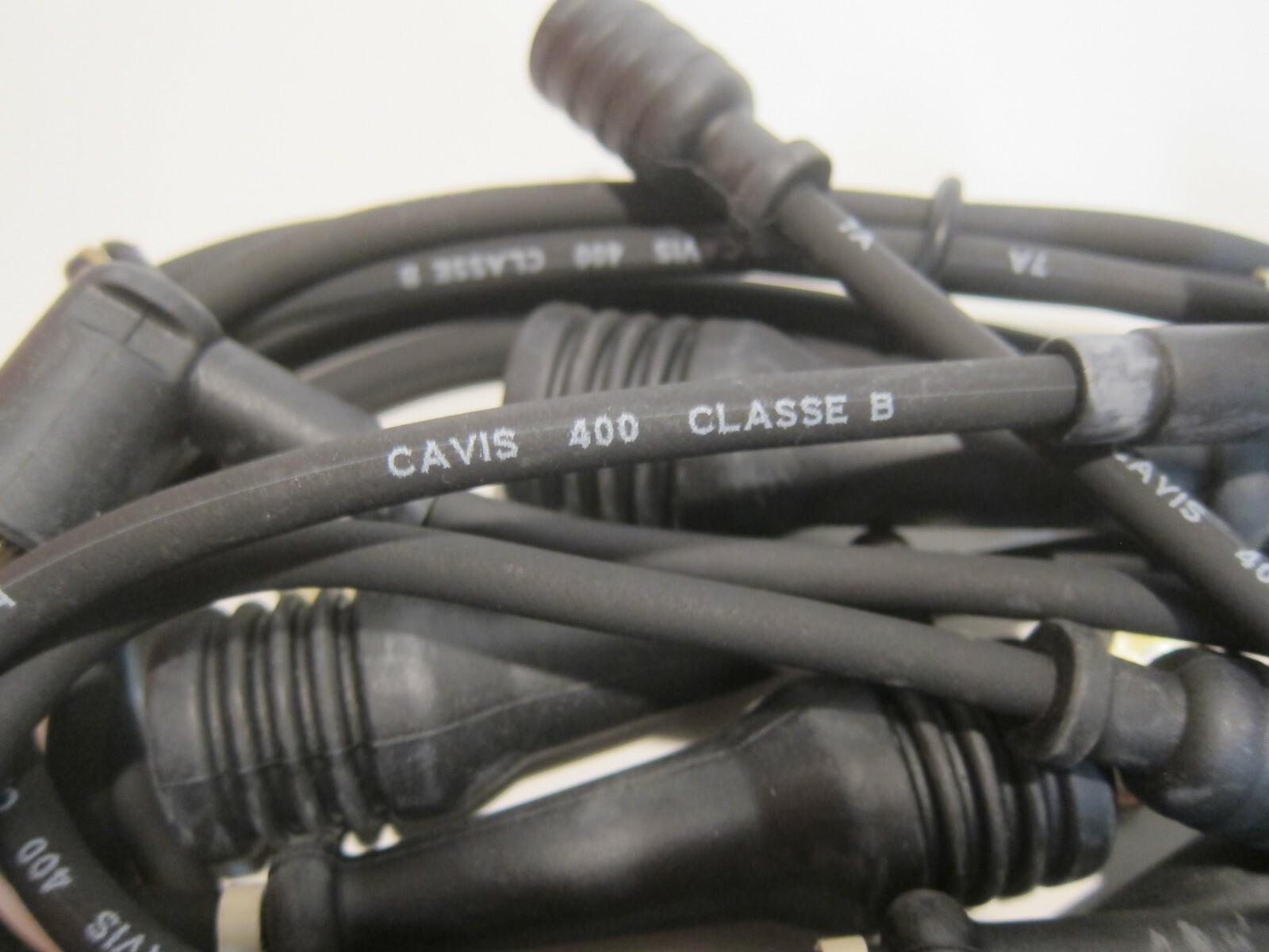 Maserati Biturbo ignition wire set NOS OEM Cavis 313250220 for two coil cars