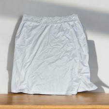 White Knee Length Slip