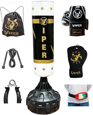 Viper Boxen Standboxsack Set Handschuhe Junior Kinder Kids Erwachsene Gym