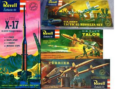 REVELL X-17 TERRIER TALOS TACTICAL MISSILES REPRODUCTION DECALS ONLY REVELL X-17 TERRIER TALOS TACTICAL MISSILES REPRODUCTION DECALS ONLY