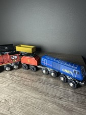 Thomas the Train  Friends Magnetic Wooden Railway Trains Cars Lot Of 6