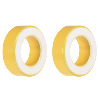 2pcs 19.5 x 33.5 x 11.1mm Ferrite Core Powder Iron, Toroidal Core, White