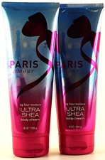 QTY 2 - Bath  Body Works PARIS AMOUR Body Cream Lotion Moisturizer 8oz