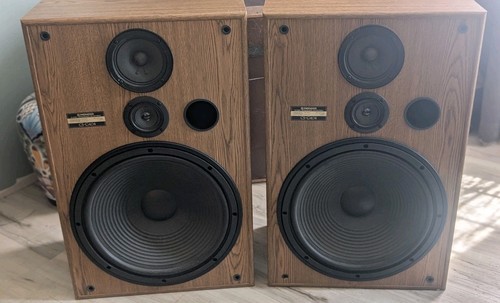 Vintage Pioneer CS-G404 Speakers Home Floor 3-Way Speakers 15" Woofers - Tested!