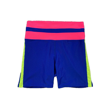 Beach Riot Shorts Womens XL Extra Large Ocean Samantha Ribbed Colorblock Swim