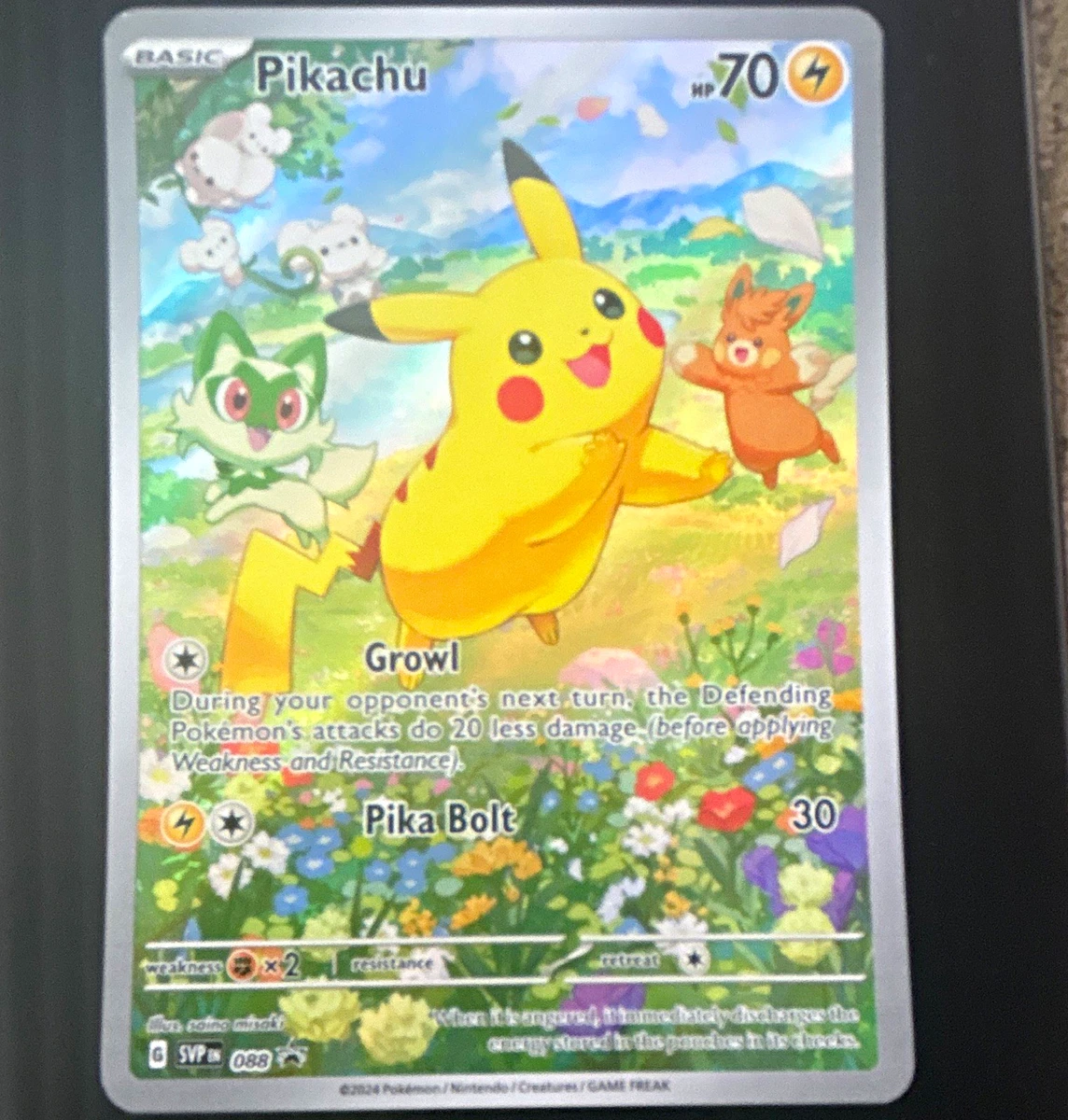 25+ Pikachu 088 Sv: Scarlet & Violet Promo Cards for sale