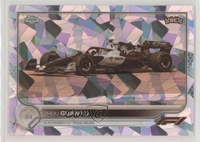 2022 Chrome Sapphire Formula 1 F1 Cars Sepia Refractor 92/100 Zhou Guanyu 11vc