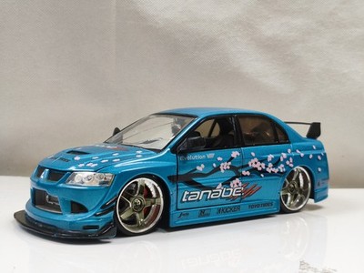 Jada 1/24 Mitsubishi Evolution Viii Tanabe JDM Evo 8 Import Racer