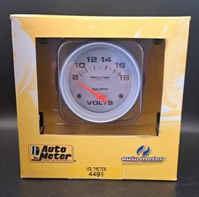 AutoMeter 4491 Ultra-Lite 2-5/8" Voltmeter Gauge 8-18V - NEW FACTORY SEALED