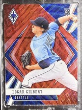 2021 Panini Chronicles Phoenix Ruby Wave /199 Logan Gilbert #14