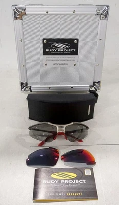 Lunettes De Soleil Rudy Project Noyz - Verres Néon Rose - Occasion Très Bon état