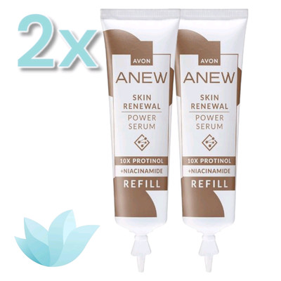 2x Avon Anew Renewal Power Serum with Protinol 30ml | REFILL 