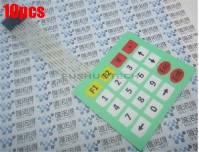 10Pcs 4X5 Matrix Array 20 Key Membrane Switch Keypad Keyboard 4*5 Keys New Ic kb