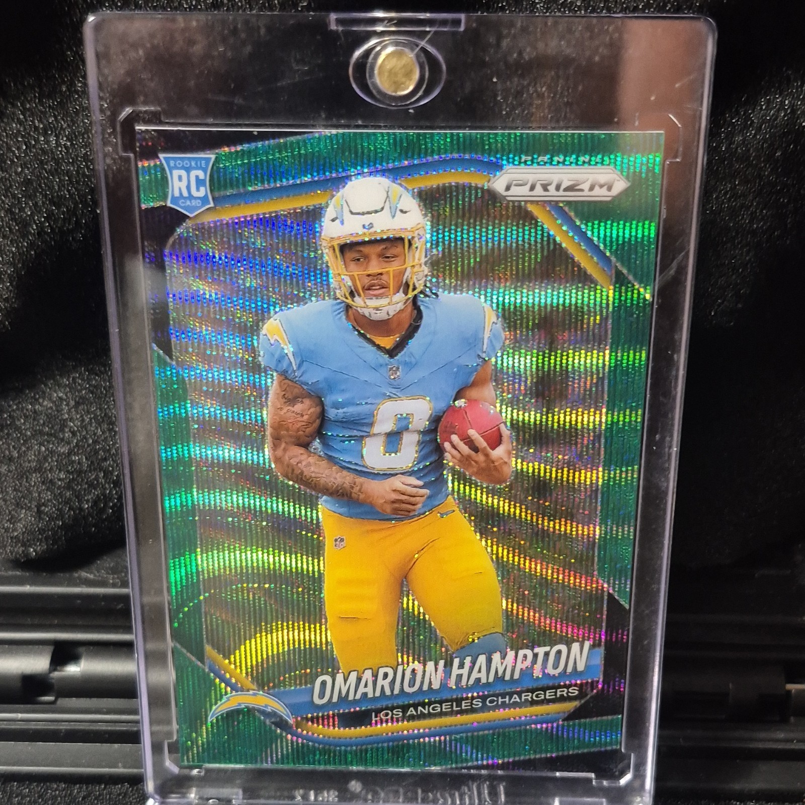 Panini Prizm 2025 Omarion Hampton #355 Rookie Los Angeles Chargers