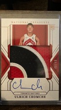 ULRICH CHOMCHE 2024-25 NATIONAL TREASURES RPA ROOKIE PATCH RC AUTO /49