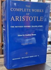 The Complete Works of Aristotle; Revised Oxford Translation: Volume Two
