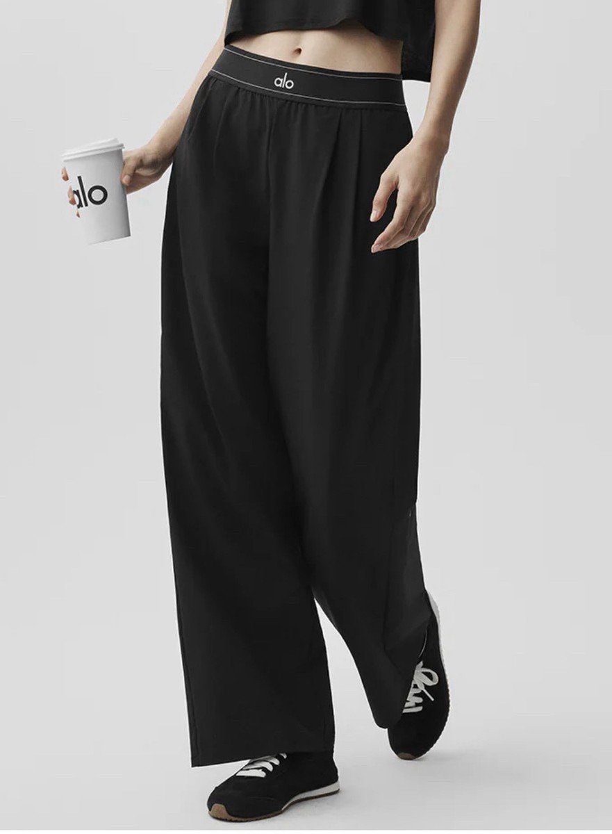 Alo black Trouser Pants Size MEDIUM | eBay