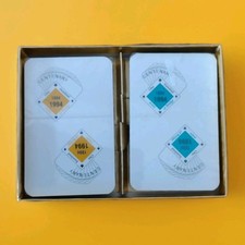 Image of Bridge Playing Cards 2 Pack Box Set, Celebrating 100 Years Of Bridge 1894-1994