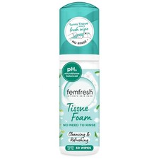 Daily Tissue Foam pH Balancing No Rinse Intimate Foam for Women Dermatologically