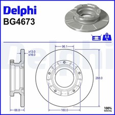 Bremsscheiben für Ford Tourneo Custom V362 F3 Transit FY FZ V363 FA FB ab 12->