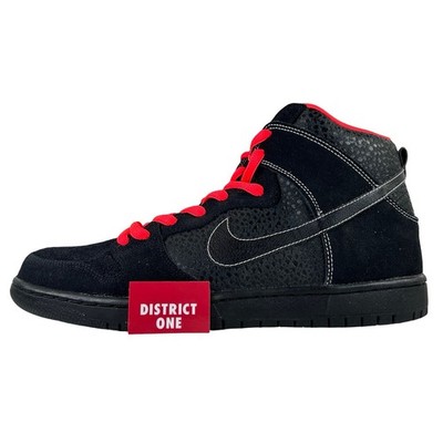 靴 NIKE DUNK HIGH PRO SB BLACK/ATOMIC RED Nike SB Dunk High Pro Black/Atomic Red | Hypebeast
