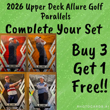 2026 Upper Deck Allure Golf - Parallels - Complete Your Set - You Pick