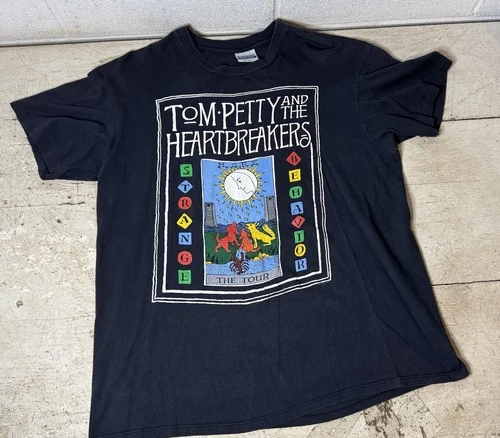 Original Vintage Tom Petty Heartbreakers Shirt Strange 1980s vintage concert t-shirt, vintage, size XL, single stitch, B+ condition