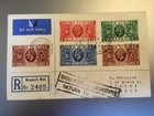 GB STAMPS RARE FIRST DAY COVER 1935 SILVER JUBILEE NEWPORT TO GREECE