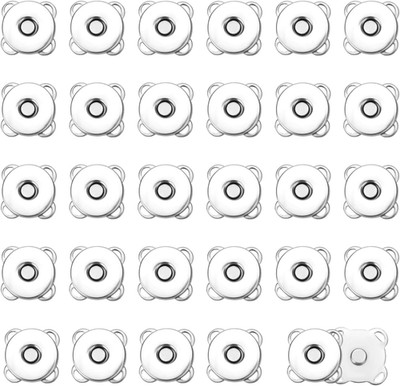 30 Sets Magnetische Druckknöpfe, 14mm Pflaume Magnetknöpfe Magnetische Verschlüs