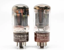 Matched Pair Tung Sol 5881 Vacuum Tubes -- KT3