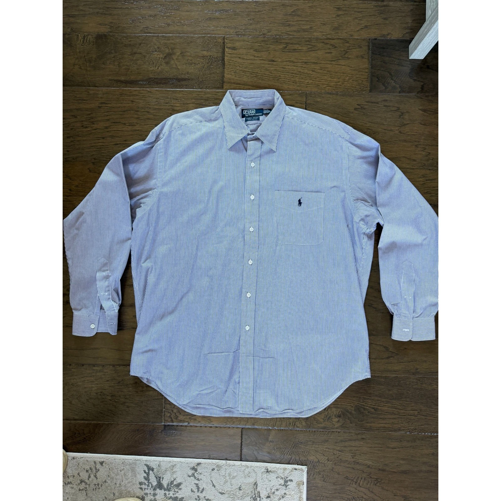 Polo Ralph Lauren Lowell Sport Striped Button Down Shirt Large Preppy
