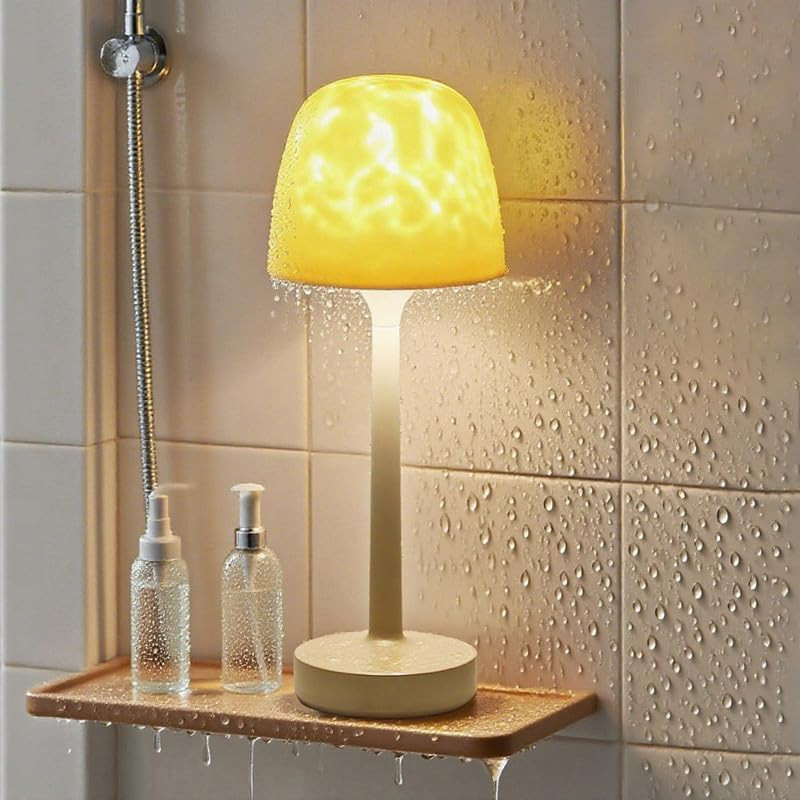 Lampada Bagno Aurora Boreale LED Ricaricabile Impermeabile IP65 Offerta
