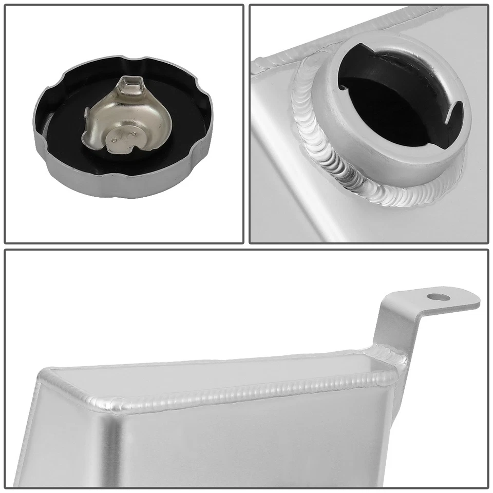 TANQUE DE EXPANSIÓN DE REFRIGERANTE DE ALUMINIO BOTELLA DE RECUPERACIÓN DE DESBORDAMIENTO PARA 99-05 MAZDA MIATA Foto 4 de 4