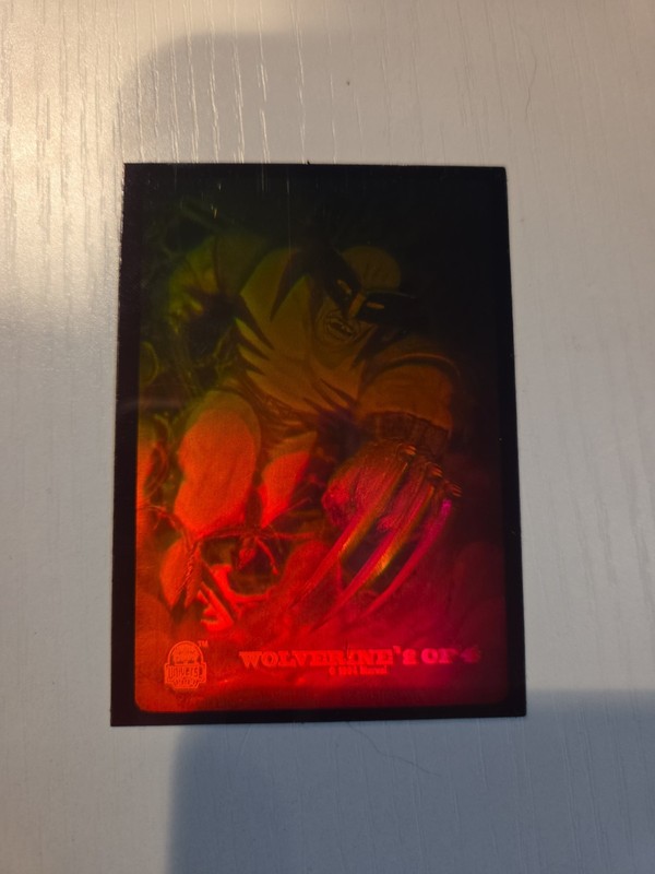 WOLVERINE 2 Of 4 1994 Marvel Universe Trading Card  Rare 3D Holo X-Men
