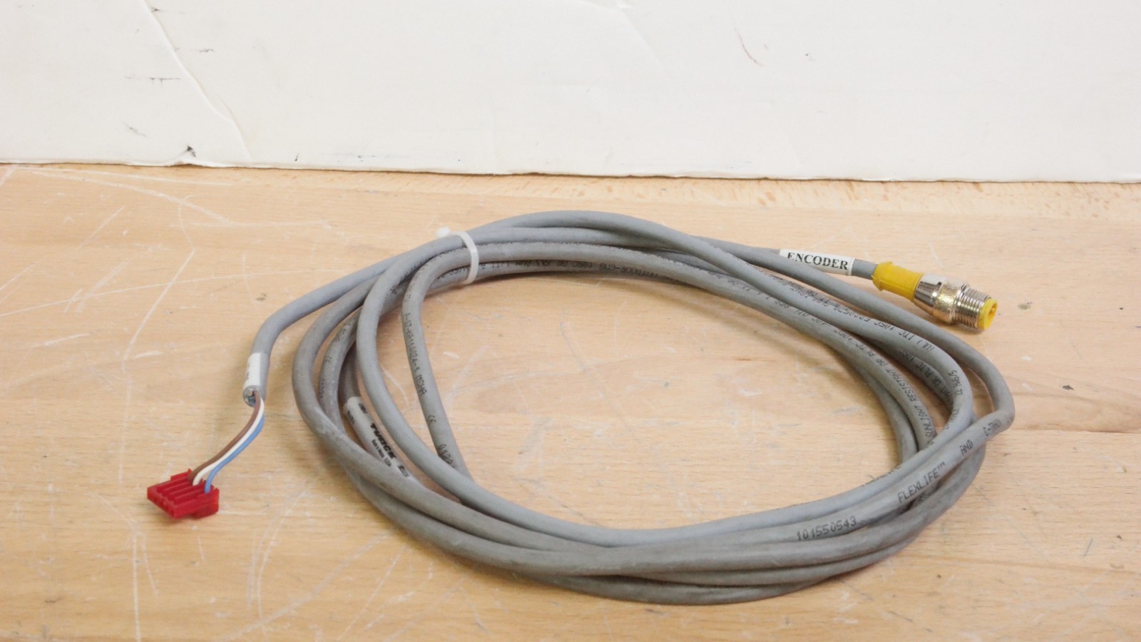 Turck RS 4.5T-3 Single Ended Cordset M12 eurofast Male Straight 5 Wire U2089-0