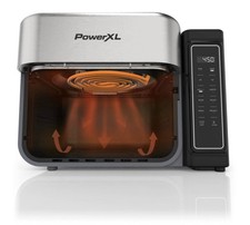 PowerXL AirMax 8 Qt Air Fryer Elite Edition 8 Presets 450F Family Size New