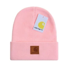 Carhartt Pink Core Classic Knit Beanie Boxed Logo Skull Cap Adult One Size