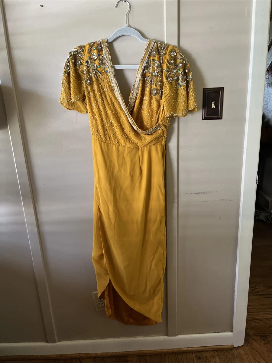 virgos lounge gold sequin dress Women's Clothing for sale partywear
