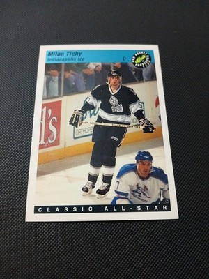 Milan Tichy 1993 Classic Pro Prospects HOCKEY #25 Indianapolis Ice